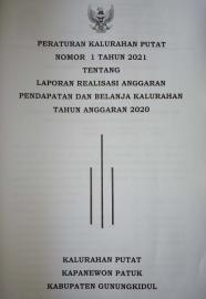 PERATURAN KALURAHAN PUTAT NO 1 TAHUN 2021 TENTANG LAPORAN REALISASI APBKAL TAHUN ANGGARAN 2020